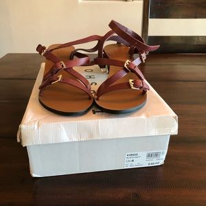 Topshop Shoes - NWT Topshop maroon buckle sandals Topshop Shoes - NWT Topshop maroon buckle sandals